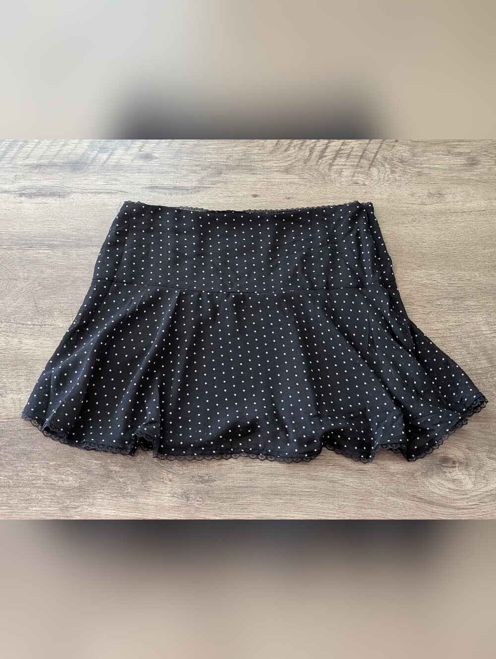 wild fable Black Polka Dot Mini Skirt